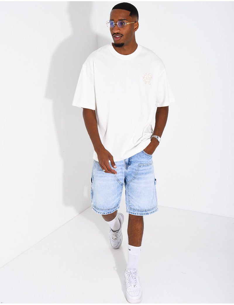 T-shirt logo brodé