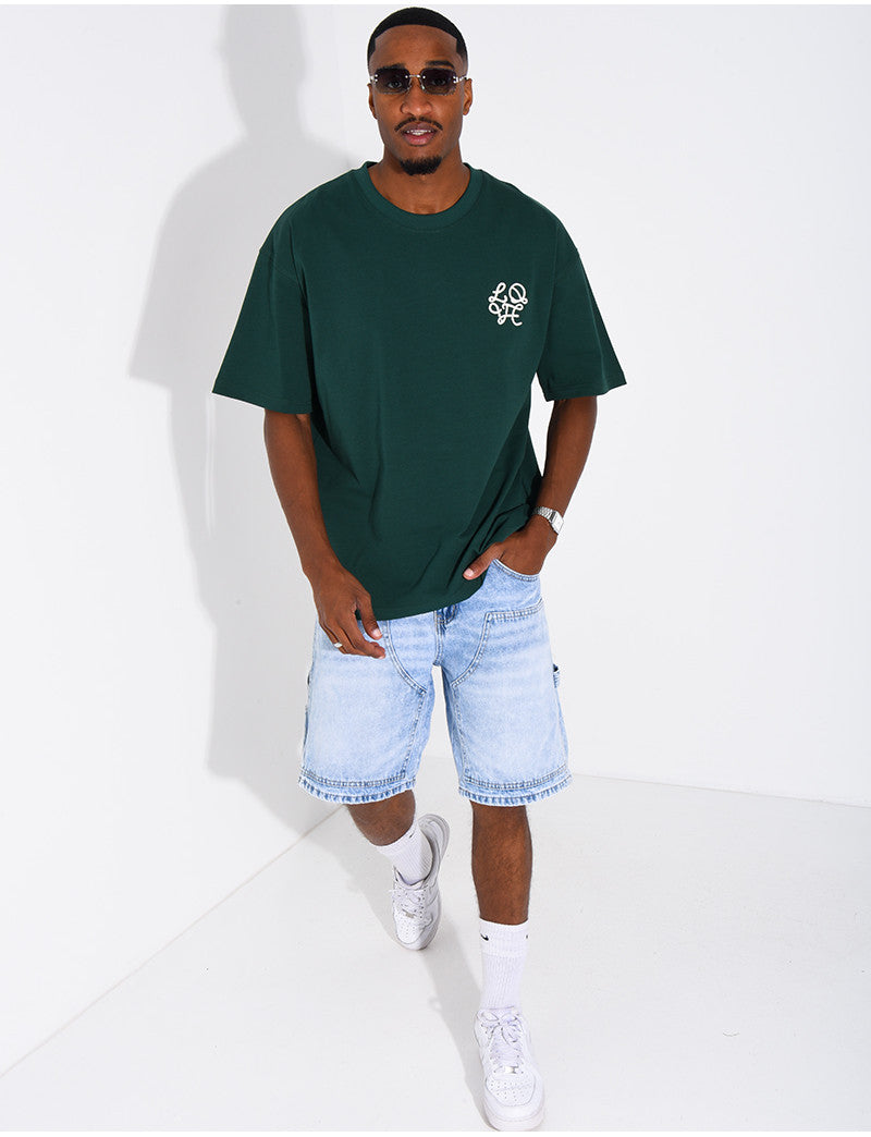 T-shirt logo brodé
