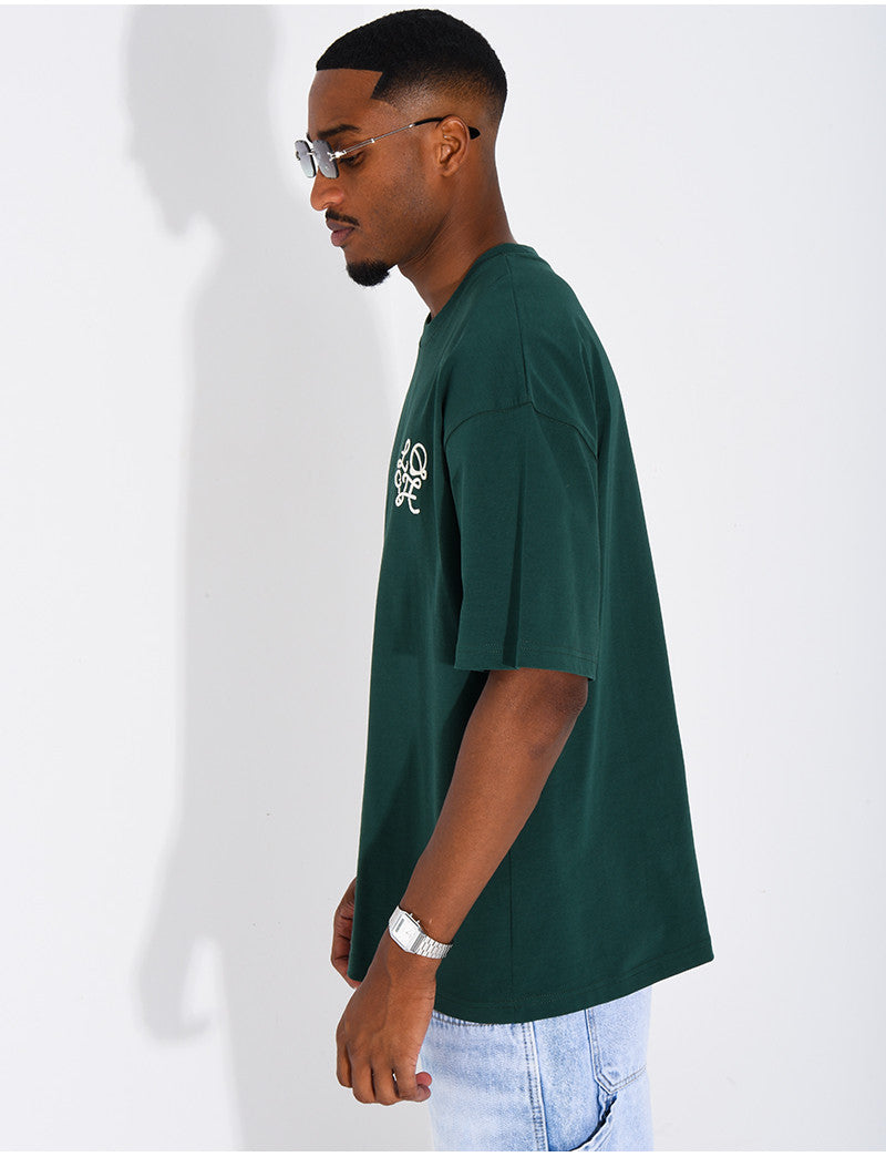 T-shirt logo brodé
