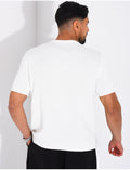 T-shirt nid d'abeille lettre H