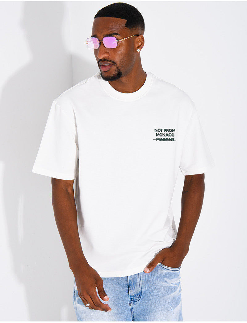 T-shirt "Not from Monaco madame"