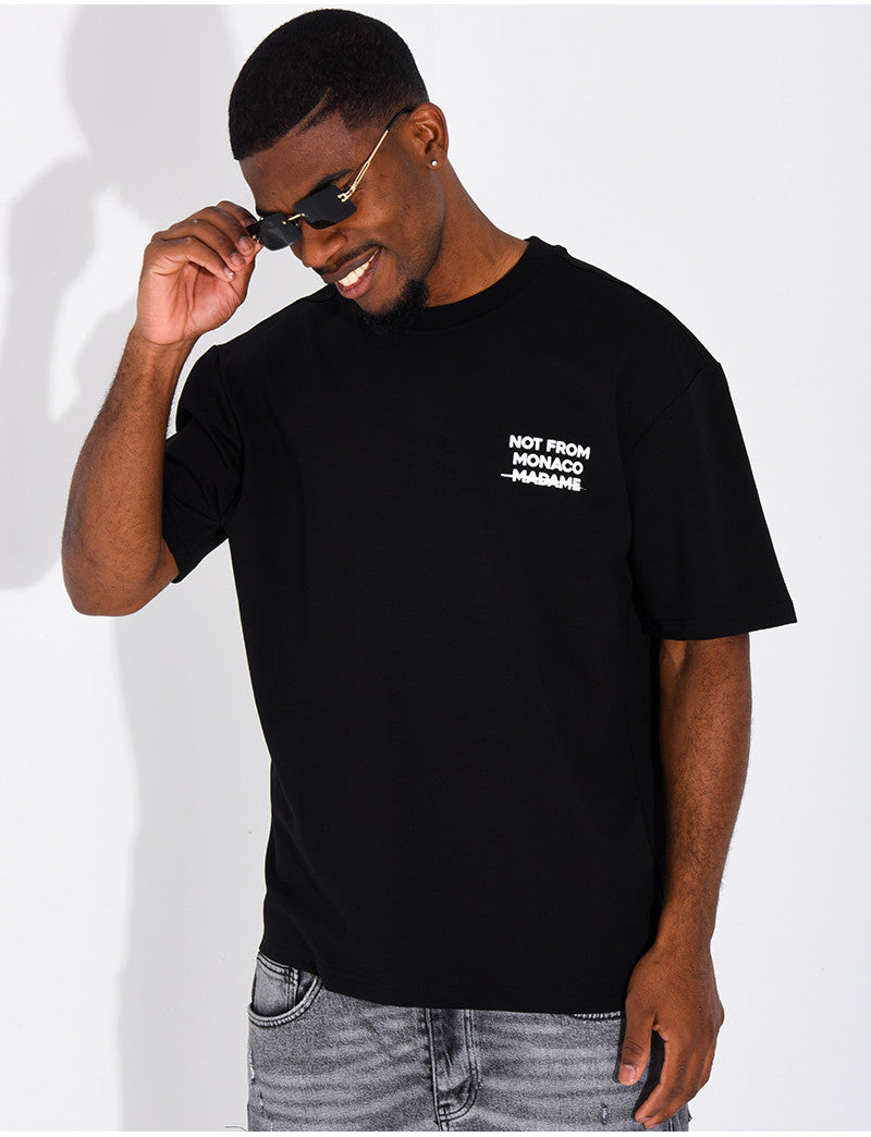 T-shirt "Not from Monaco madame"