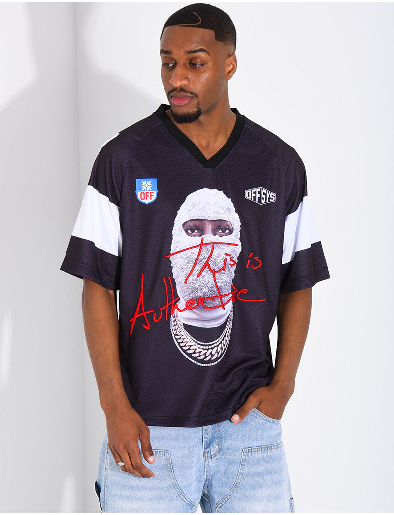 T-shirt oversize "This is authentic"