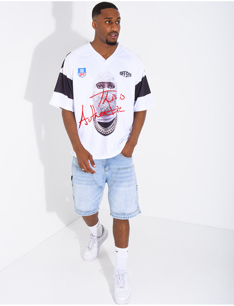 T-shirt oversize "This is authentic"