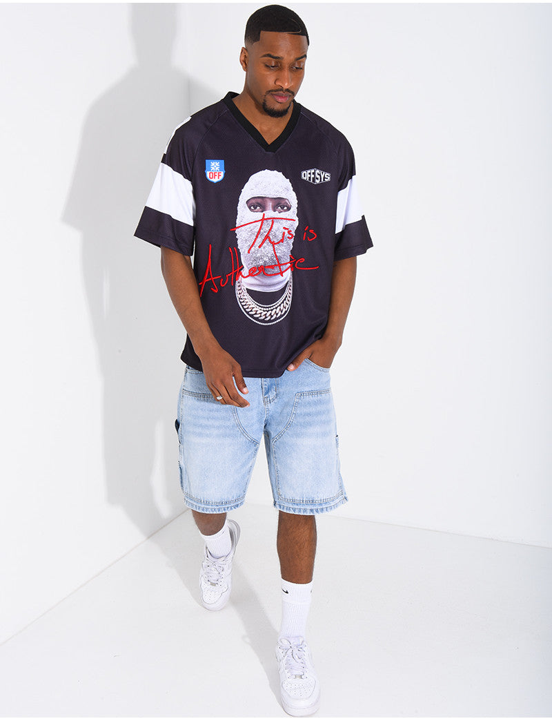 T-shirt oversize "This is authentic"