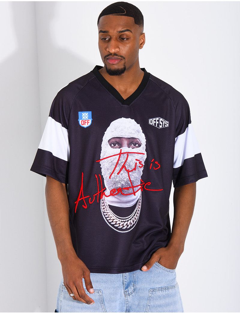 T-shirt oversize "This is authentic"