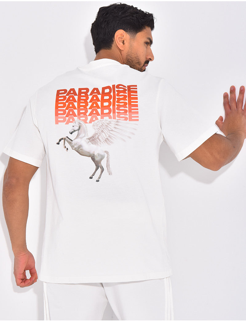 T-shirt "Paradise" cheval