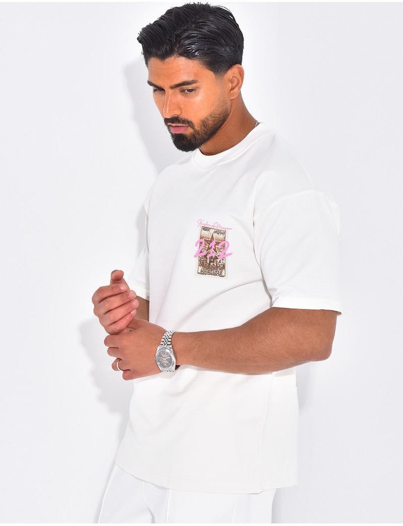 T-shirt timbre "212"