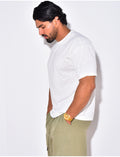 T-shirt uni chiné