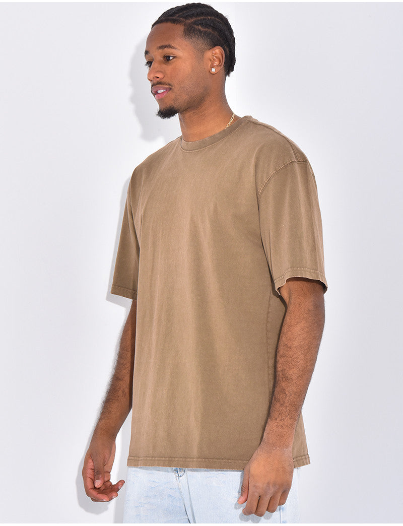 T-shirt washed oversize