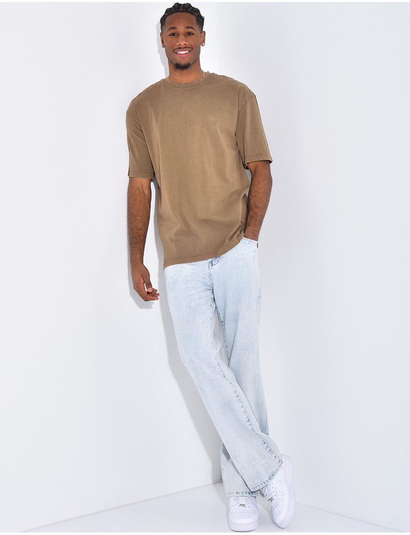 T-shirt washed oversize