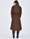 Trench long en feutrine