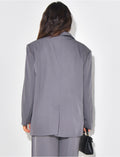 Blazer large à double boutonnières