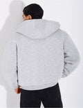 Veste à capuche fourrée