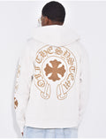 Veste à capuche motifs fleurs