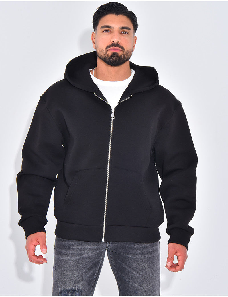 Sweat à capuche néoprène