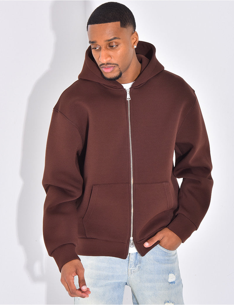 Sweat à capuche néoprène