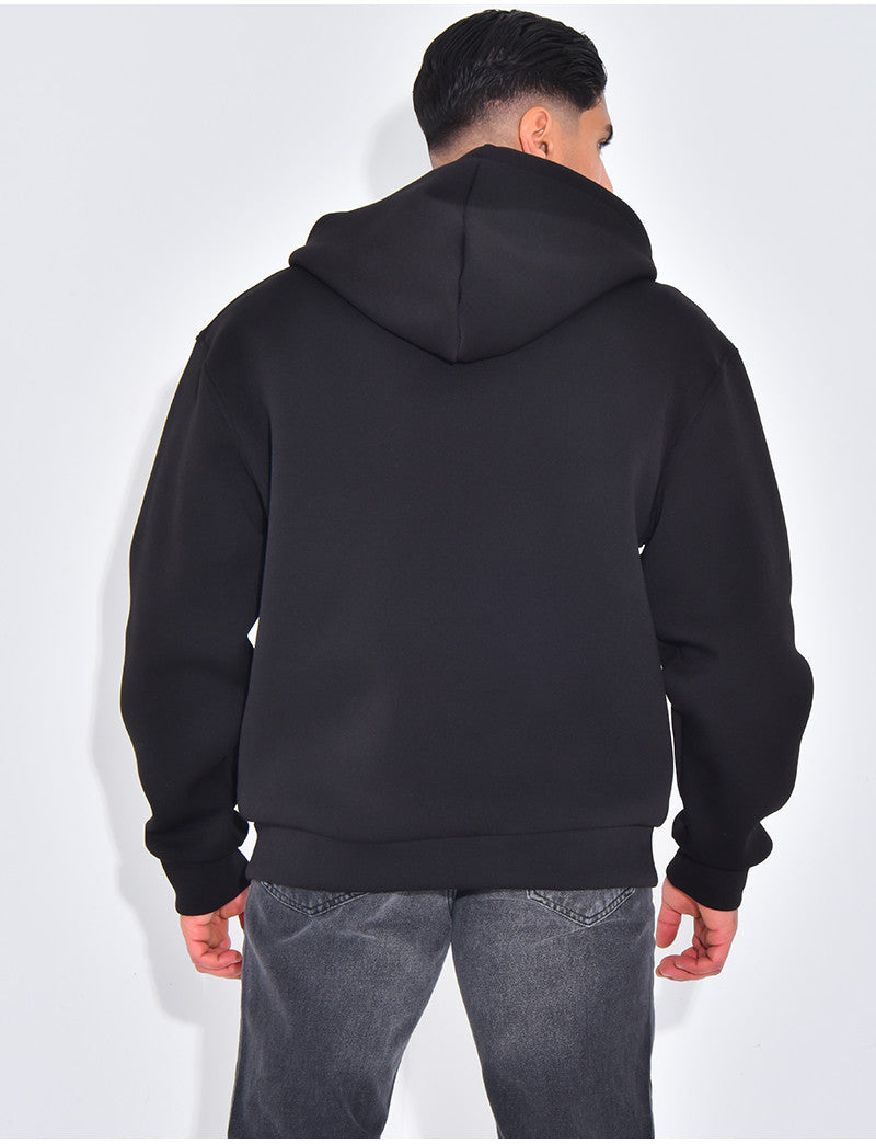 Sweat à capuche néoprène
