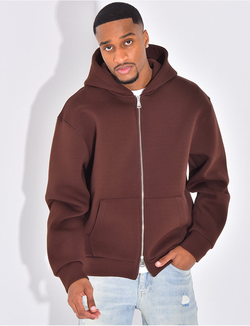 Sweat à capuche néoprène