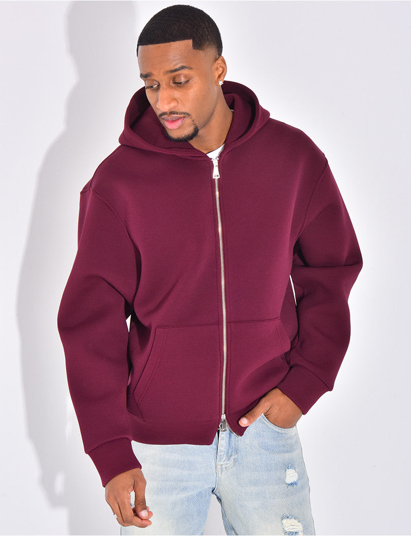 Sweat à capuche néoprène