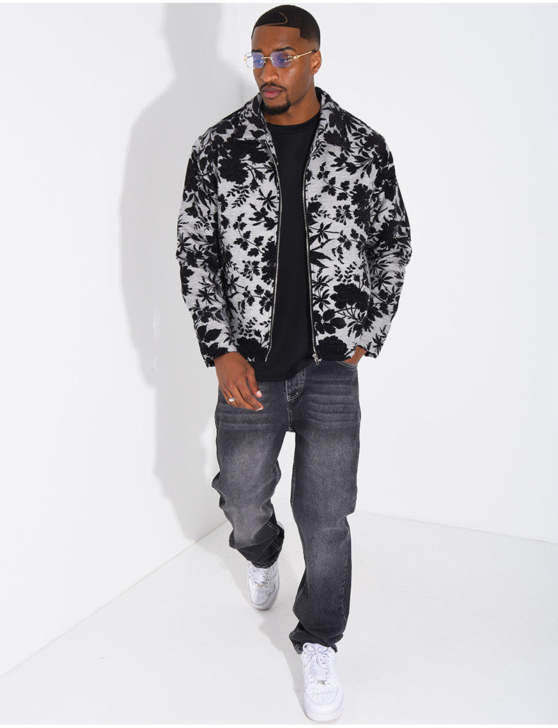 Veste à fleurs