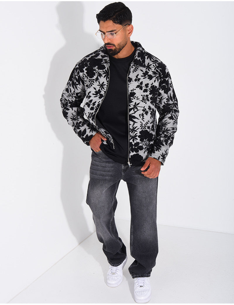 Veste à fleurs