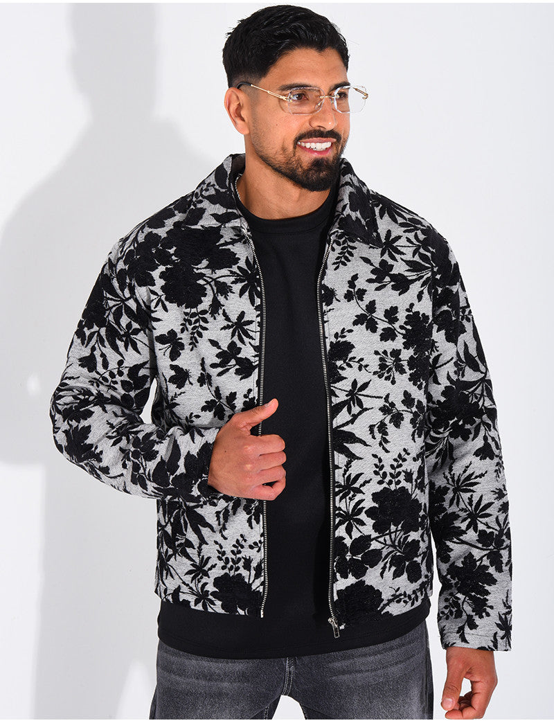 Veste à fleurs