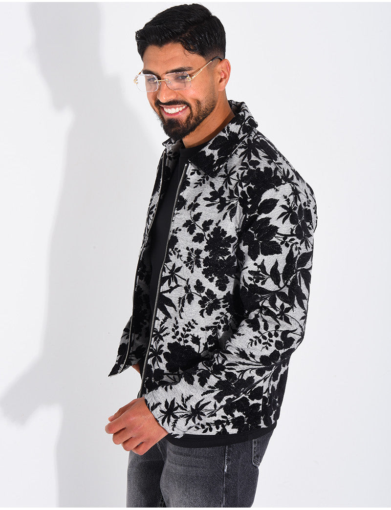 Veste à fleurs