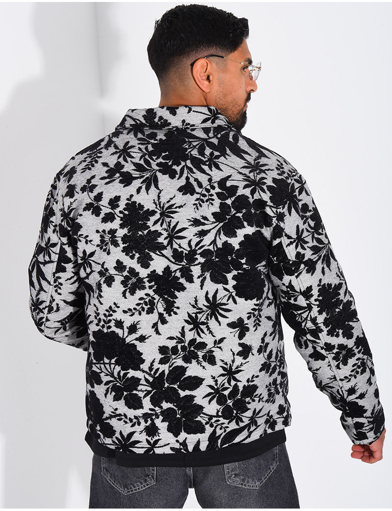 Veste à fleurs