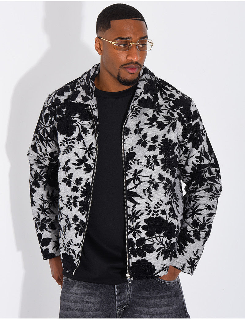 Veste à fleurs