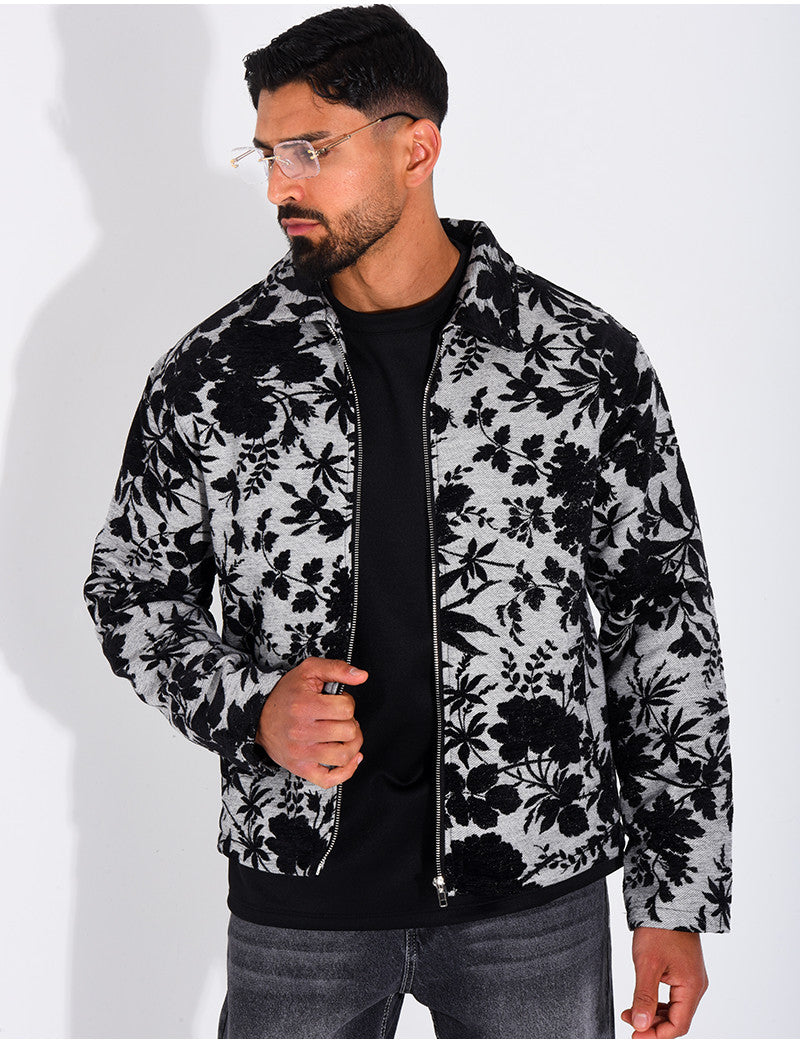 Veste à fleurs
