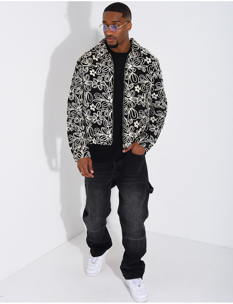 Veste à motifs