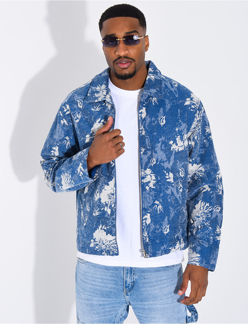 Veste à motifs