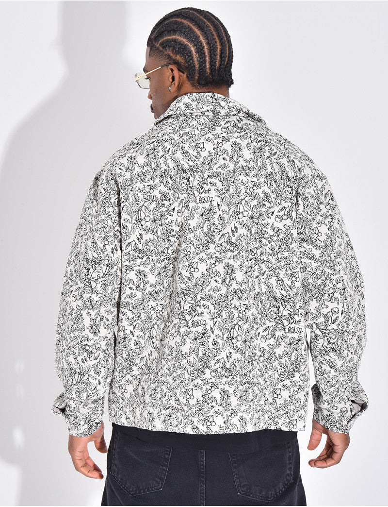 Veste à motifs