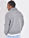 Veste à poche chiné