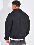 Veste à poches chiné