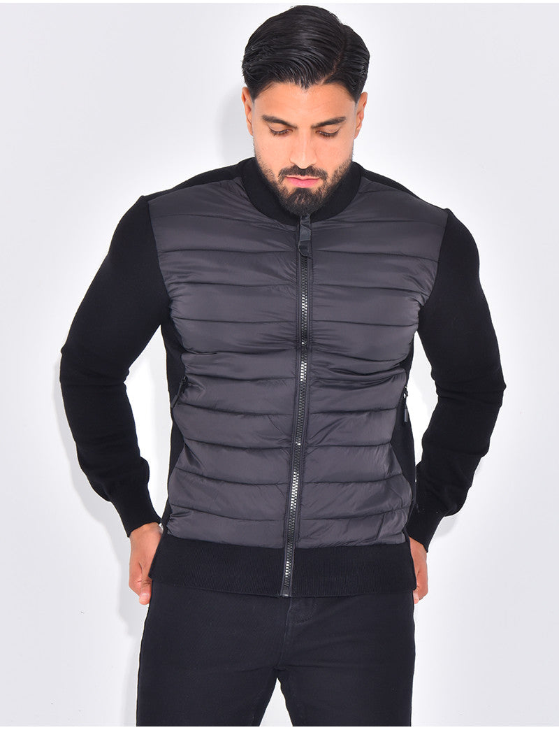 Veste bi-matière