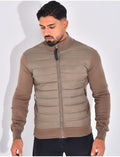 Veste bi-matière