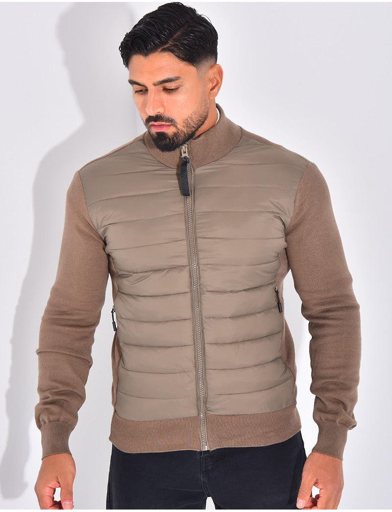 Veste bi-matière