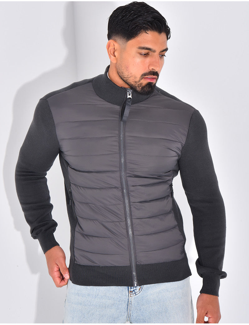 Veste bi-matière