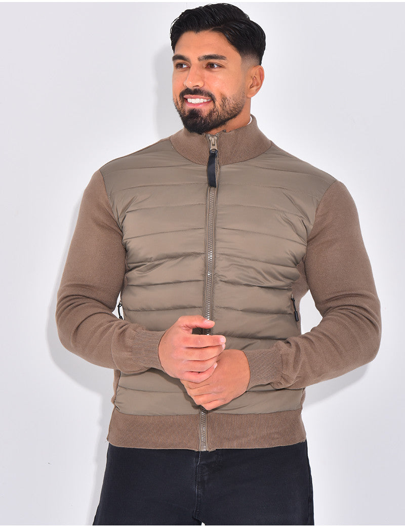 Veste bi-matière