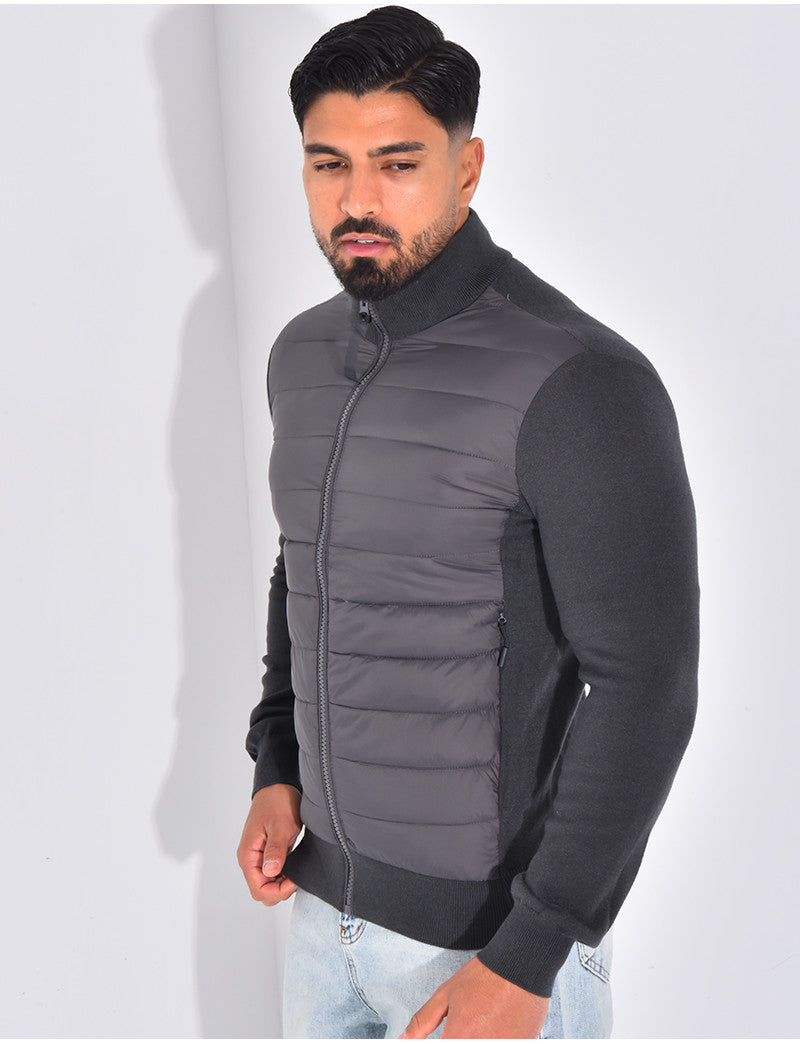 Veste bi-matière