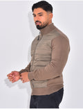 Veste bi-matière