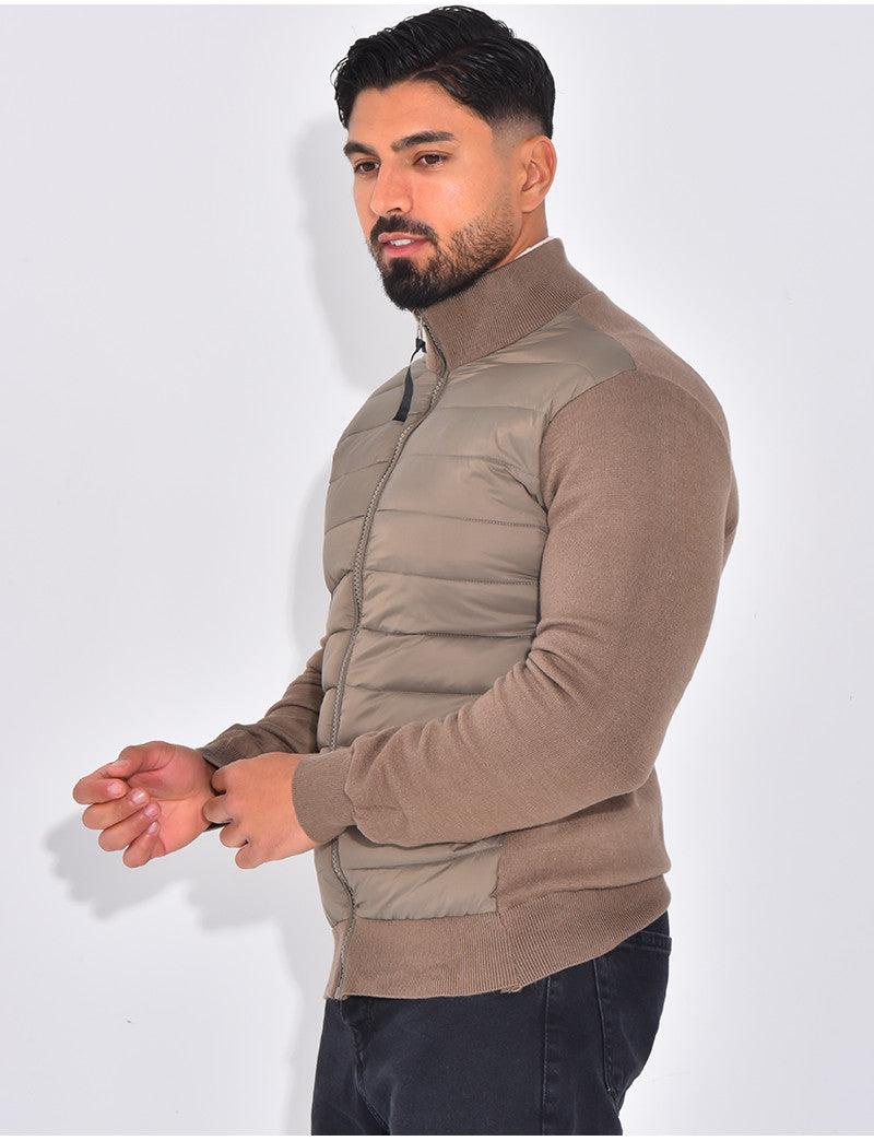 Veste bi-matière