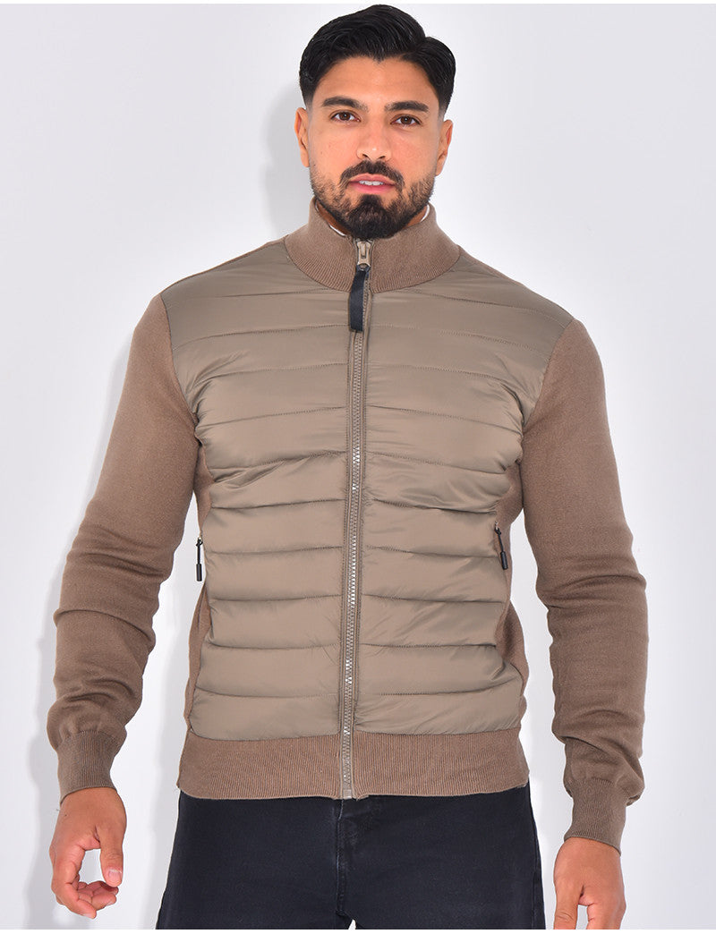 Veste bi-matière