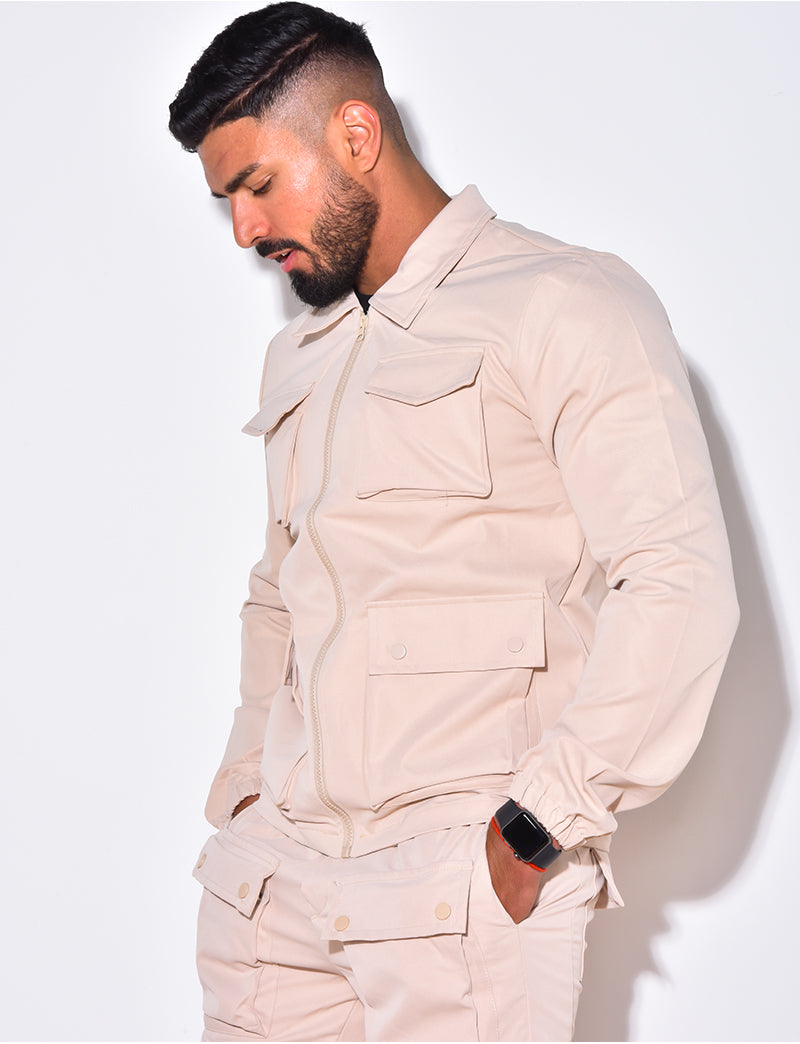Veste cargo à poches