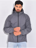 Veste coupe vent à capuche