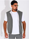 Veste sans manches reversible