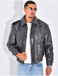 Veste en cuir