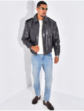 Veste en cuir